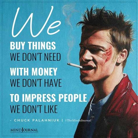 fight club quotes we buy things we don't need